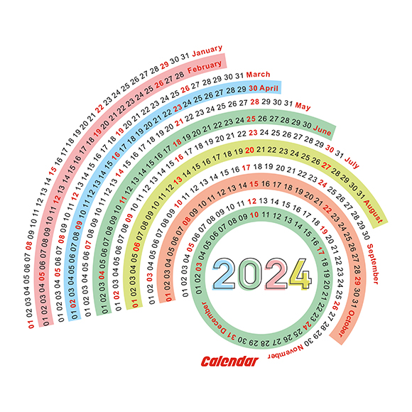 2 Annual Chain Breaking Calendar Model 2