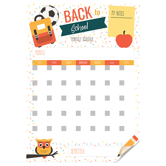 3 Back to School Planner
