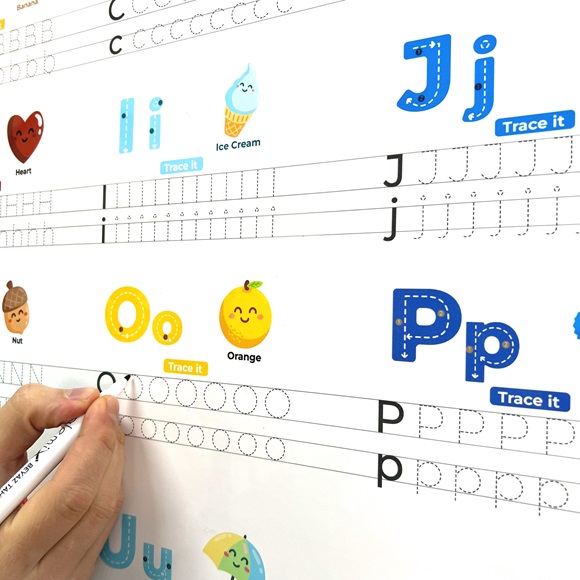 4 2 Line Guided English Alphabet Activity
