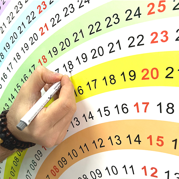 4 Annual Chain Breaking Calendar Model 2