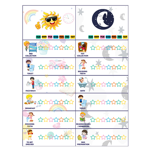 4 Behavior Responsibility Chart for Children 1