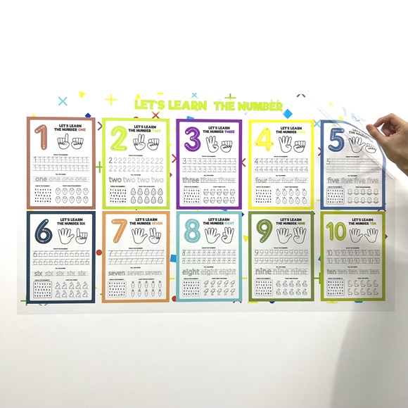 9 3 Line Guided English Numbers Activity